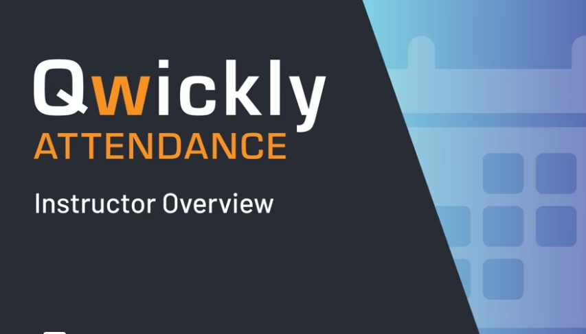 Qwickly Attendance Overview